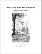New Tunes from New Hampshire piano sheet music cover